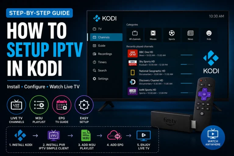 How to Set Up IPTV in Kodi (Complete Guide 2026)