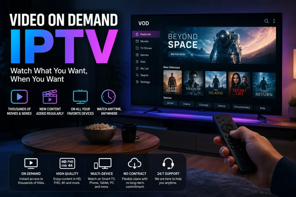 Video on Demand IPTV: What It Is, How It Works, and What to Know