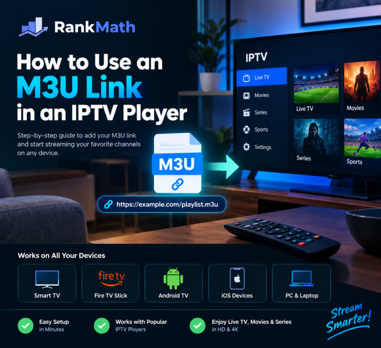 How to Use an M3U Link in an IPTV Player